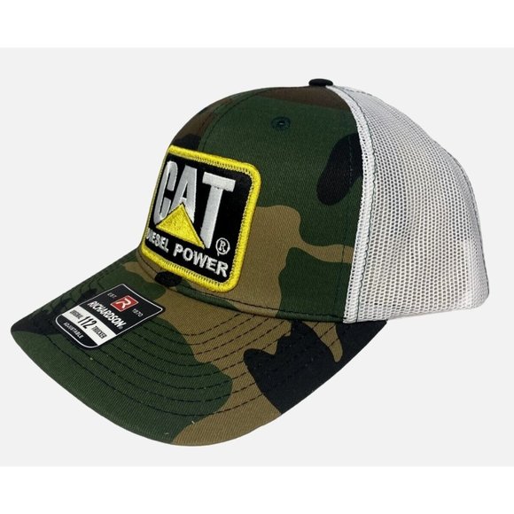 Caterpillar CAT Richardson 112 Snap Back Trucker Hat - Picture 3 of 5